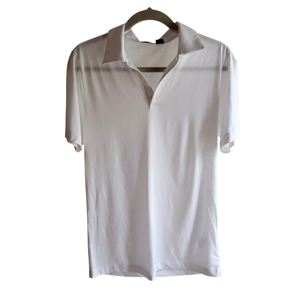 Theory Bron C White 100% Pima Cotton T-Shirt Men's XS